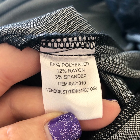 The Tog Shop Petites Blue/Black Leopard Jacket - Picture 7 of 7